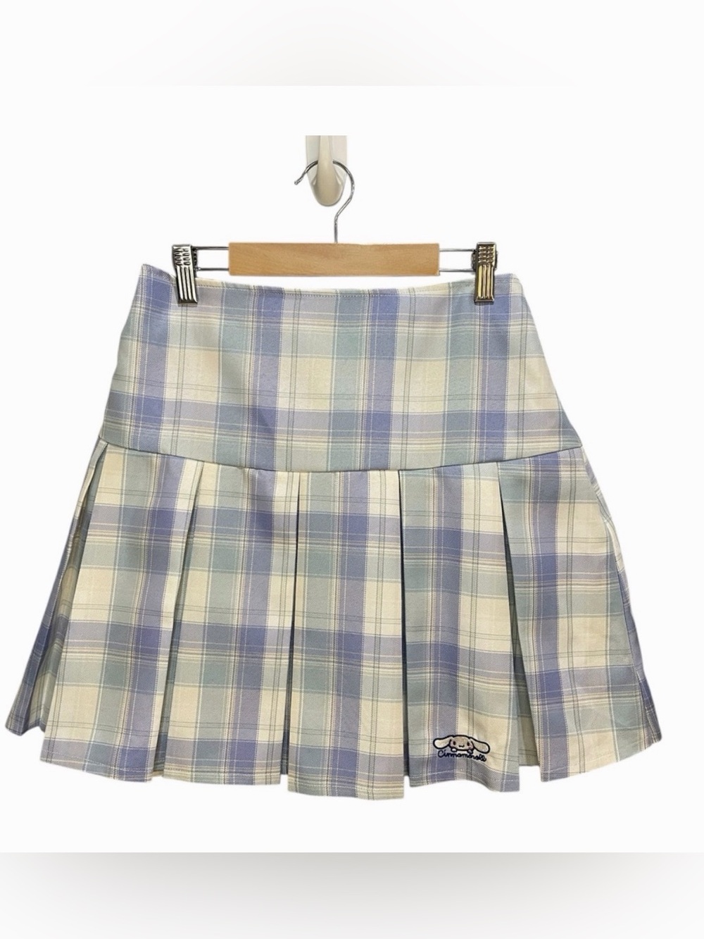 Sanrio Cinnamoroll Pastel Plaid A-Line Skirt